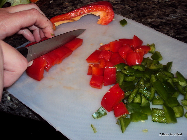 Red & Green Pepper for Weight Watchers Southwestern Chicken Salad