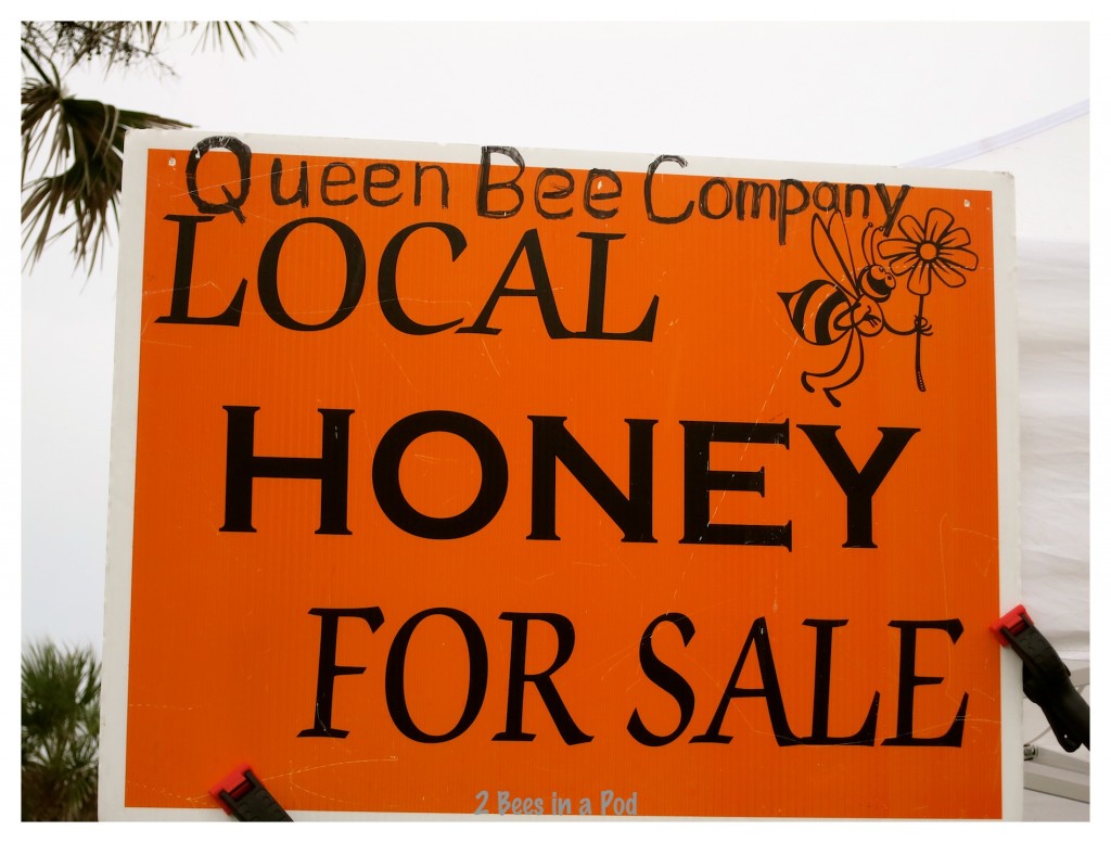 Now come on :) of course I loved the Queen Bee Company and their local honey! Another St. Augustine Beach Farmers Market.