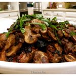 Jennifer and I are doing the Weight Watchers Program and when I saw this Balsamic Chicken with Mushrooms recipe, I knew it would be perfect for dinner