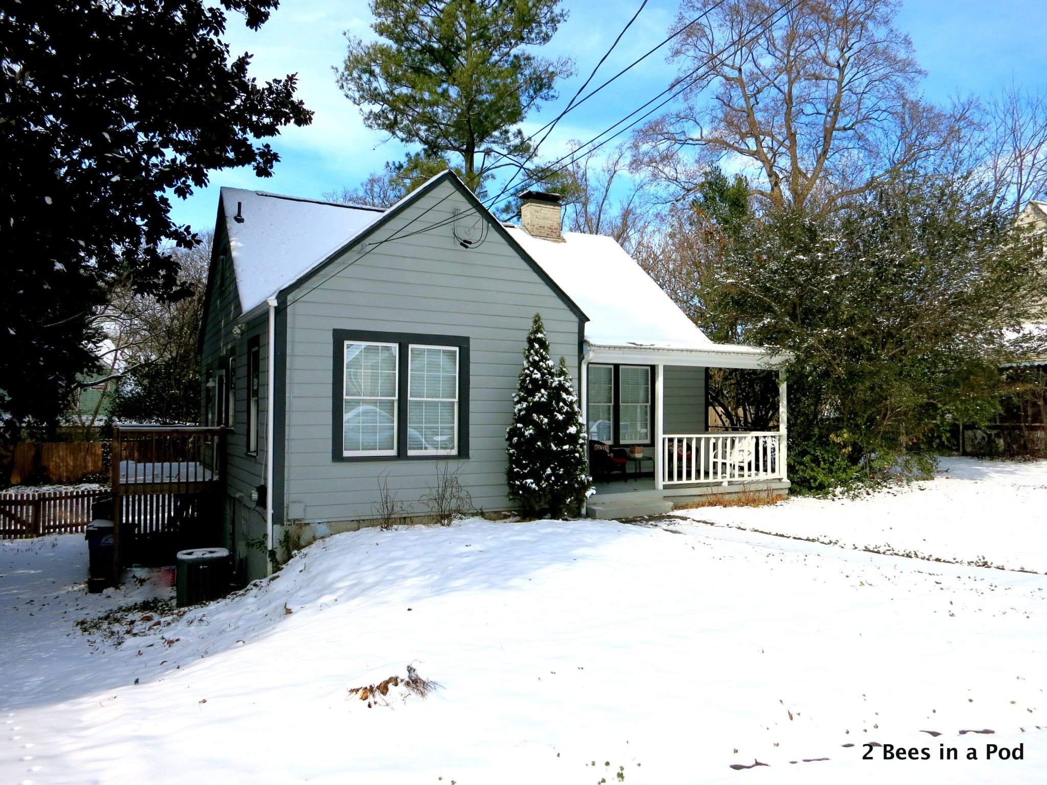 Snowfall in Atlanta