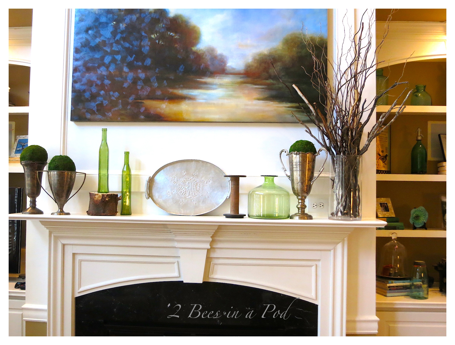 Winter Mantel Spruce-Up…