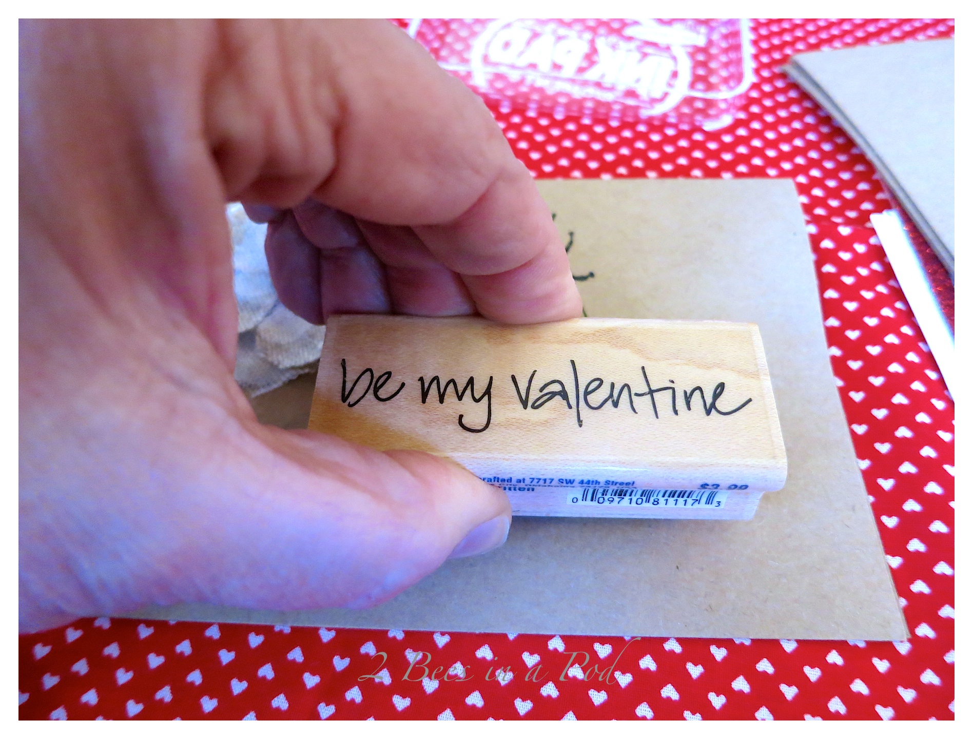 Handmade Valentines - it's fun to play a little and remember when you were a kid making Valentines