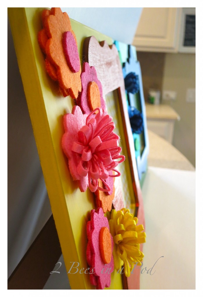 Springtime Photo Frames DIY Springtime Photo Frames - 2 Bees in a Pod