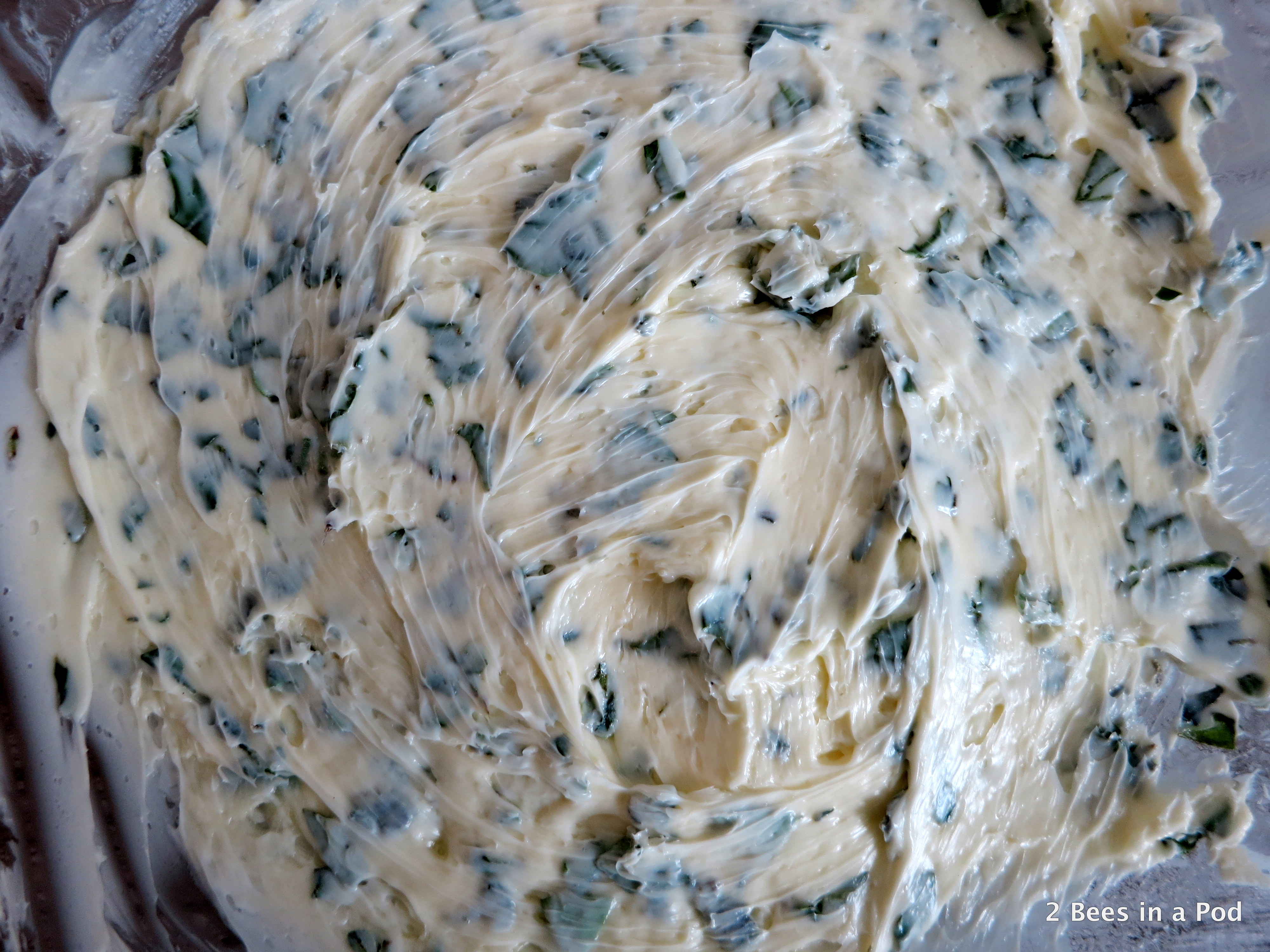 Homemade Herb Butter with Basil & Oregano