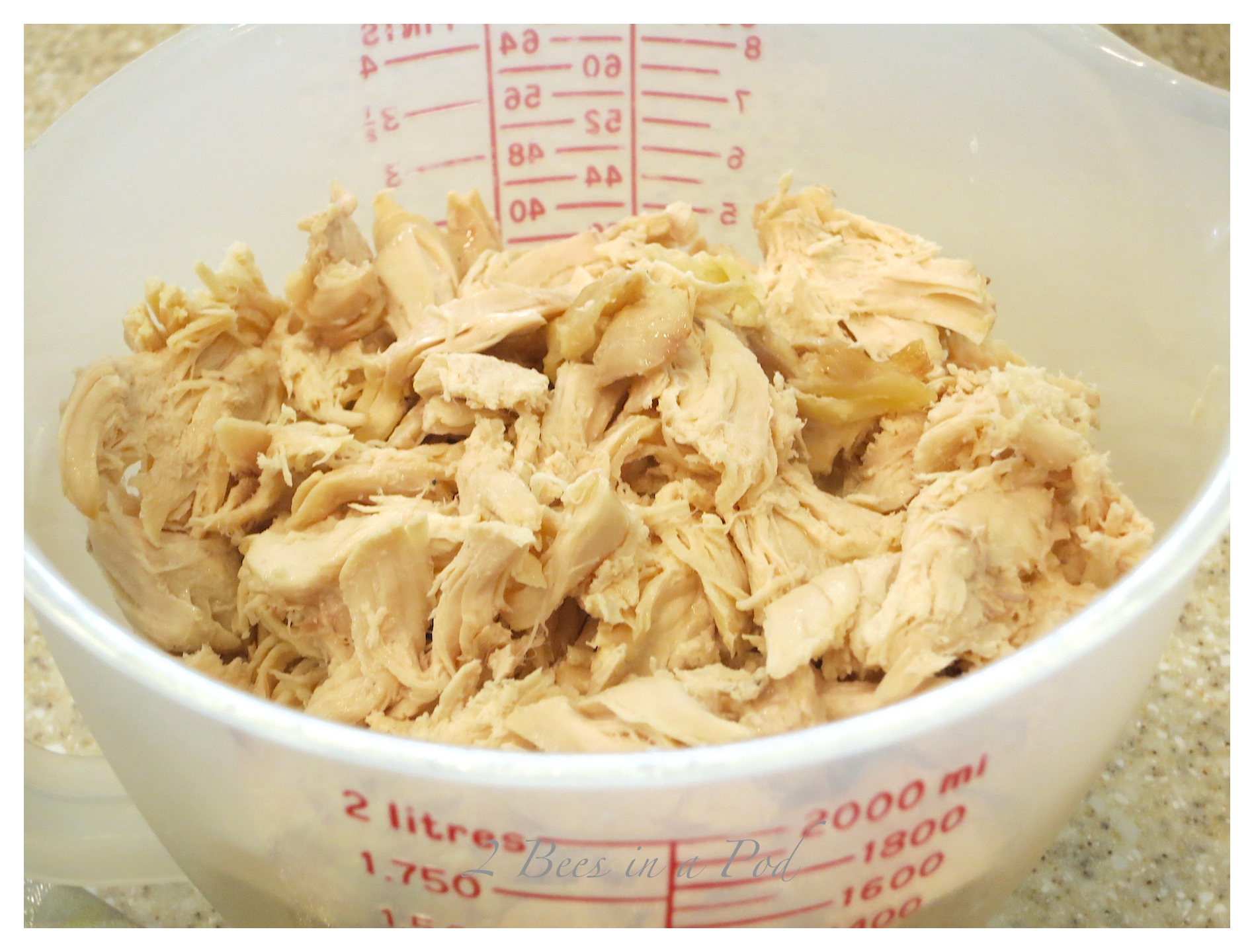 Scrumptious Baked Chicken Salad. Great crunch with added chips, celery and almonds.