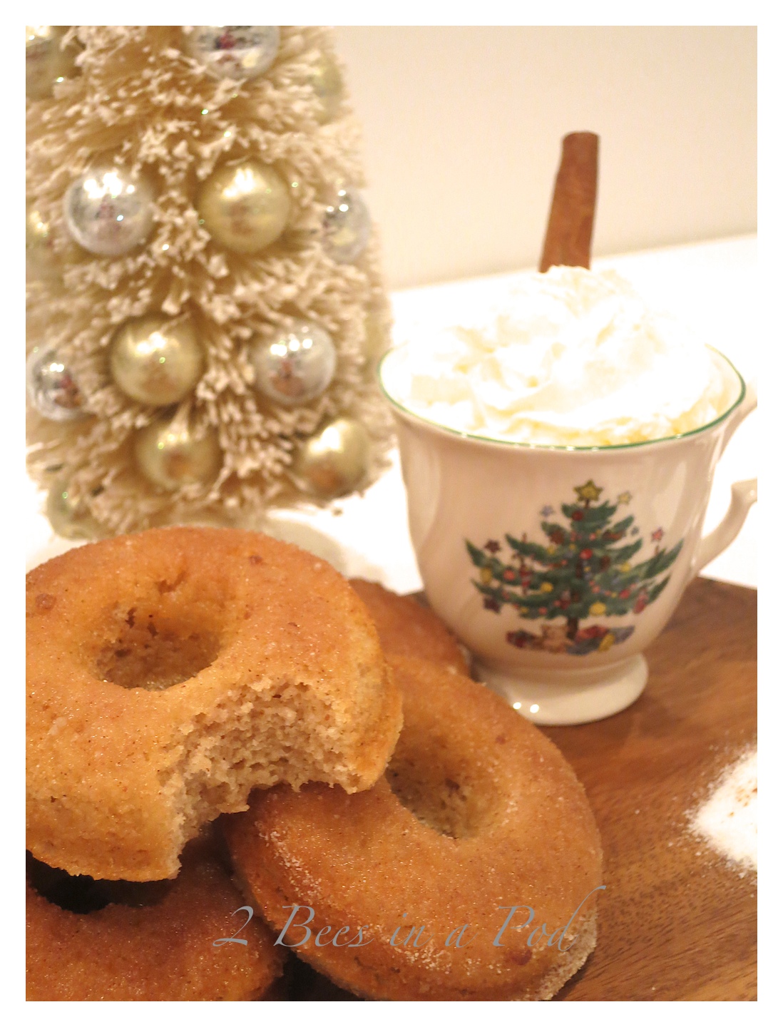 Perfect Christmas treat…Baked Cinnamon Donuts. Easy to make and super tasty!