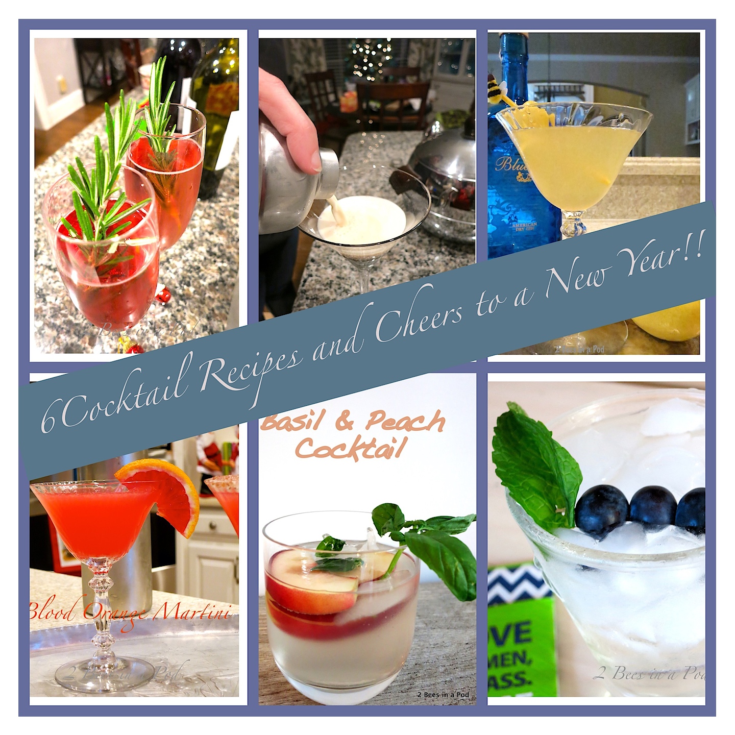 6 Cocktail recipes - perfect for holidays, gatherings or just because