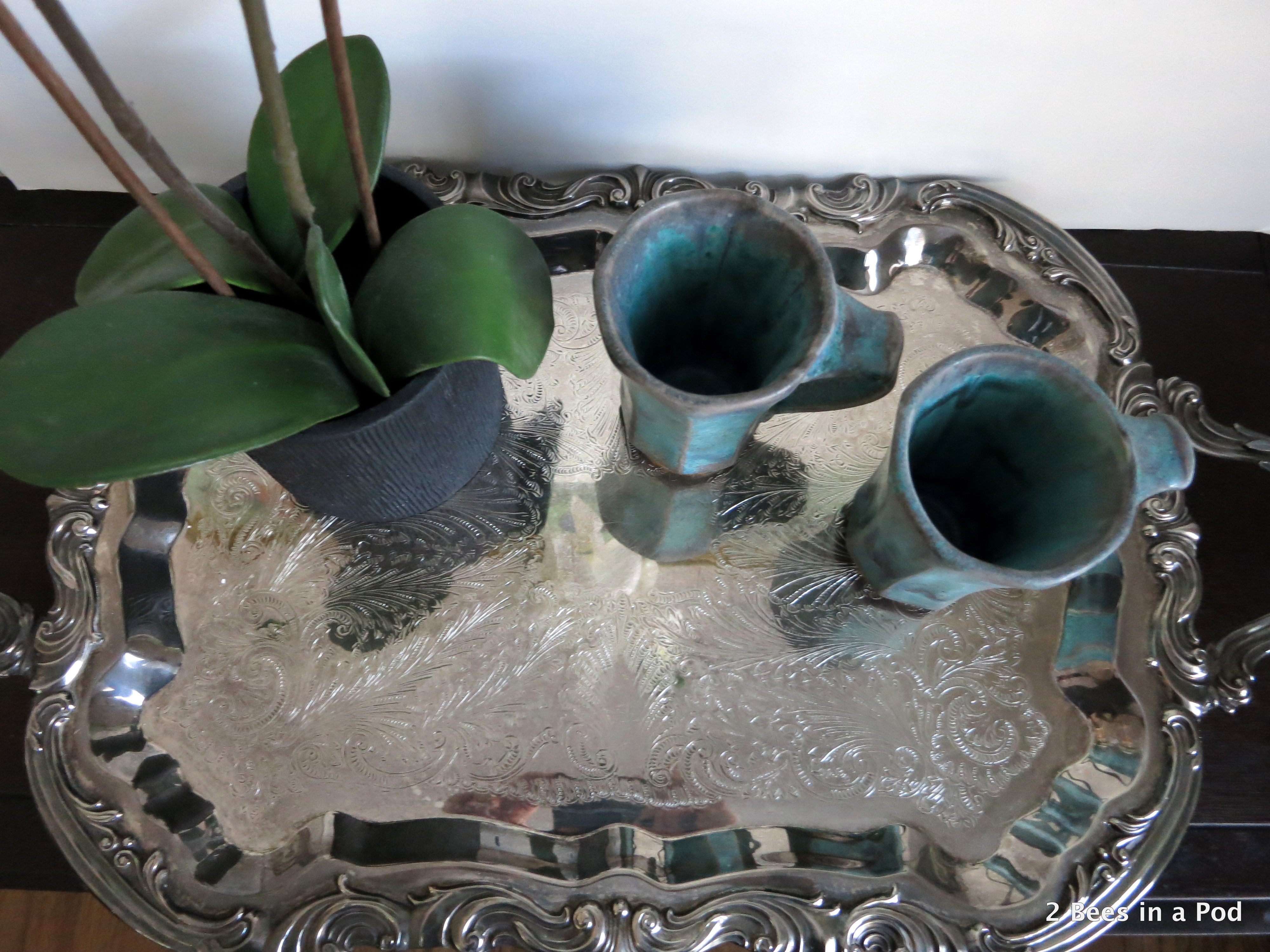 How to clean silver vase sale