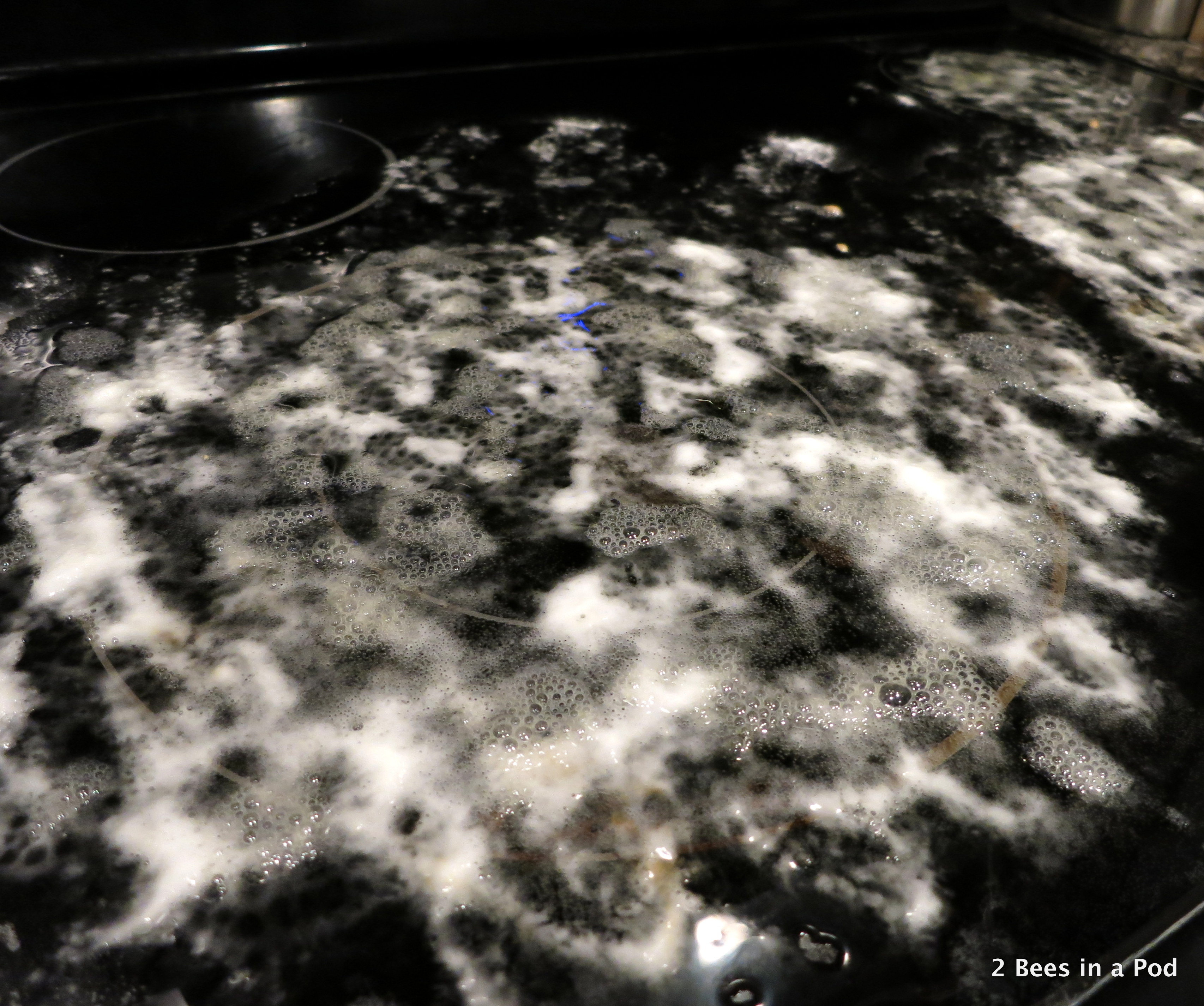 How to remove burn marks from your stove using baking soda and lemon juice 1