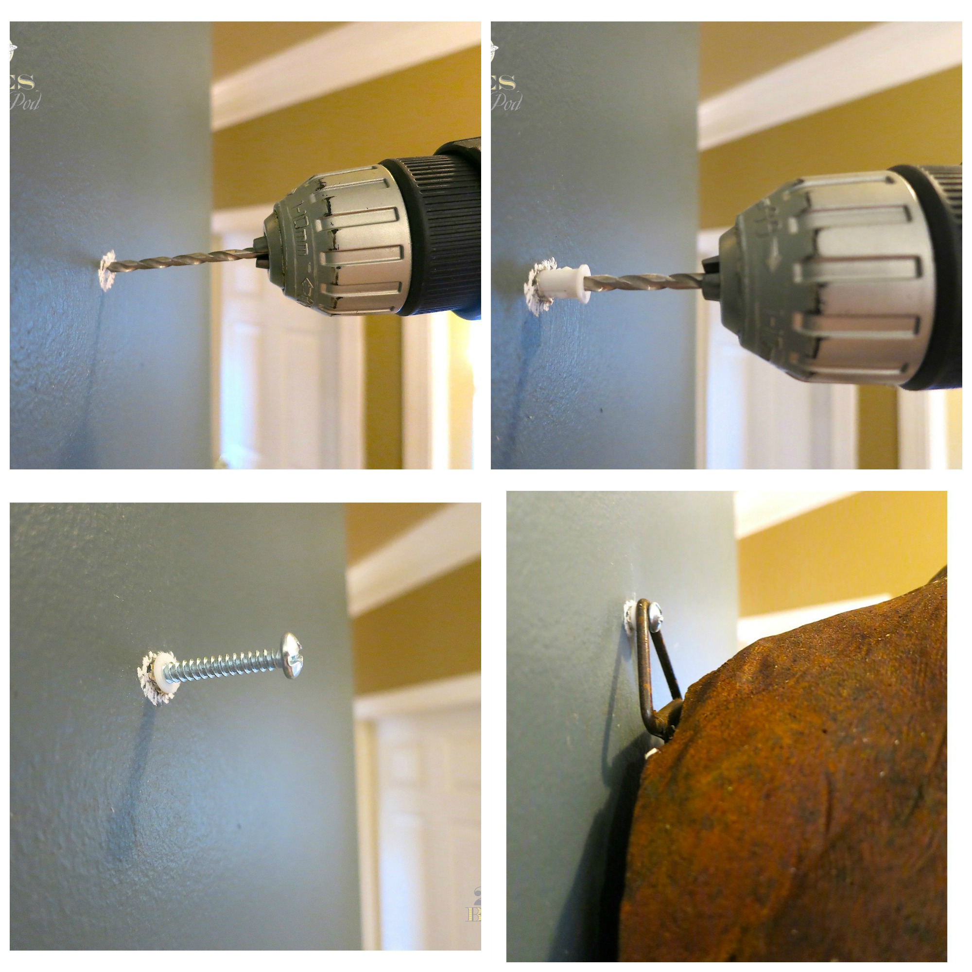 how to hang a heavy mirror without a stud