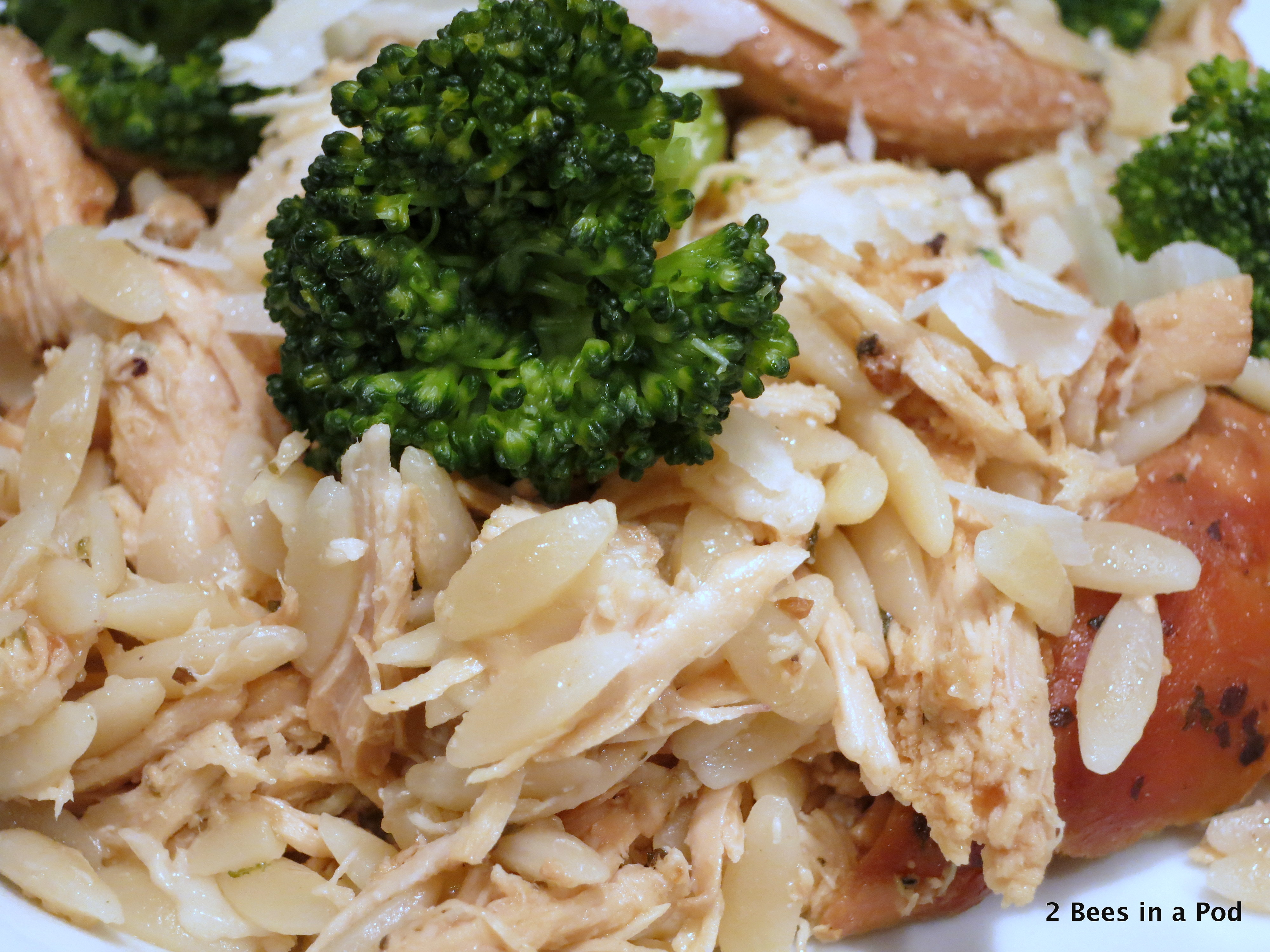 Slow Cooker Chicken with Orzo and Parmesan 4