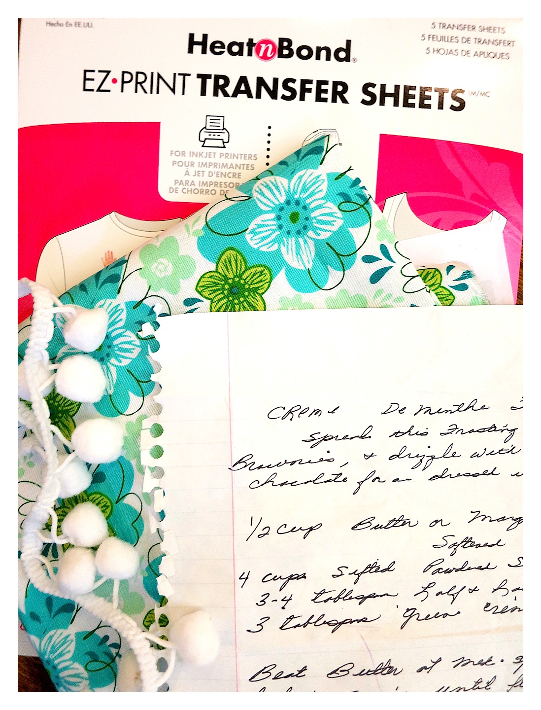 How To Print Handwritten Recipes On Tea Towels