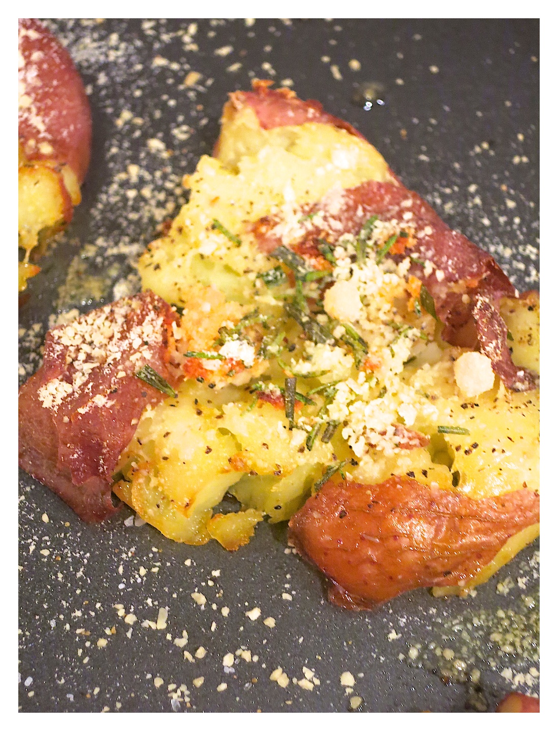 Smashed Potatoes…super easy to make and very delicious!