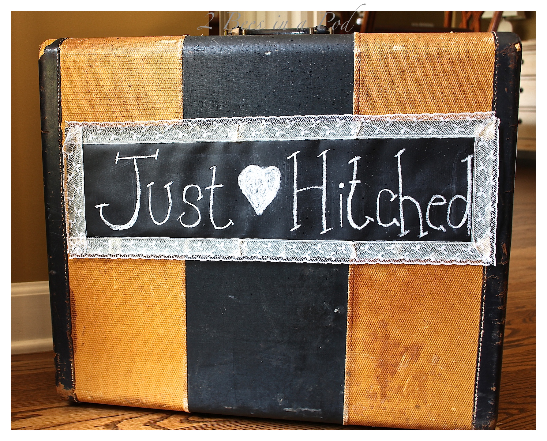 Decorating with vintage suitcases