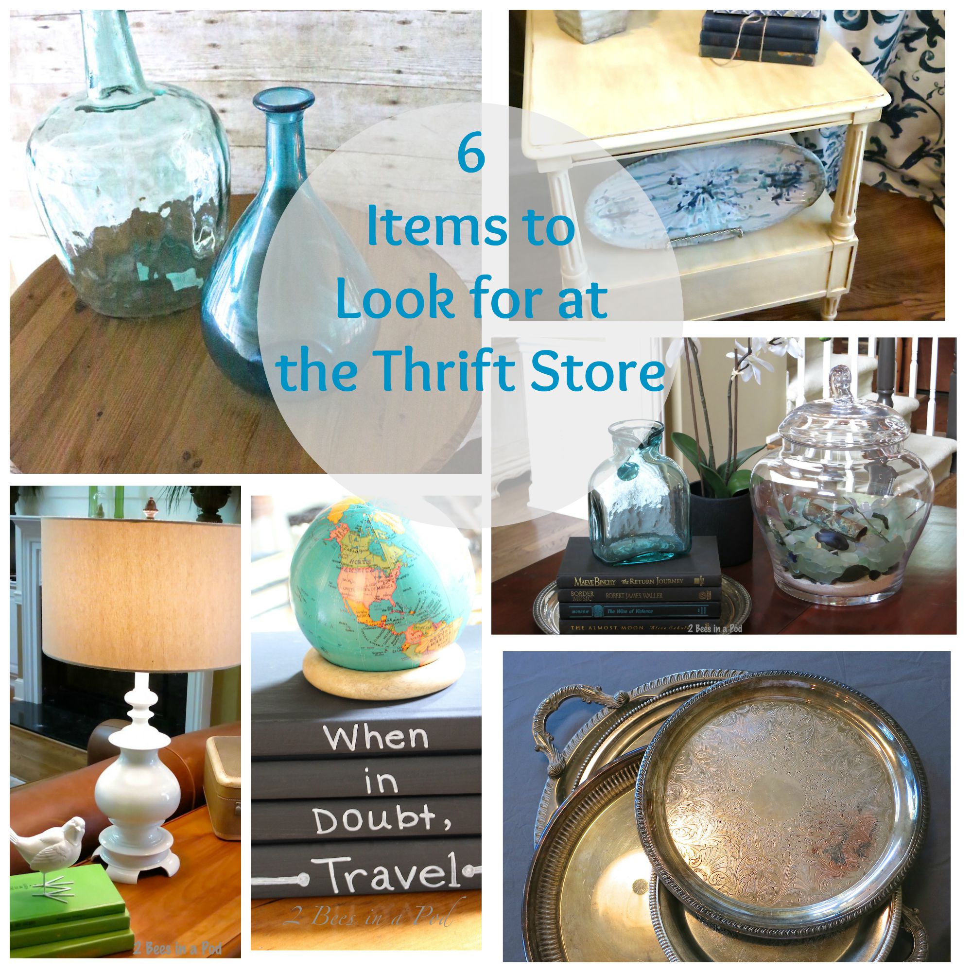 6 Items To Look For At The Thrift Store 2 Bees In A Pod