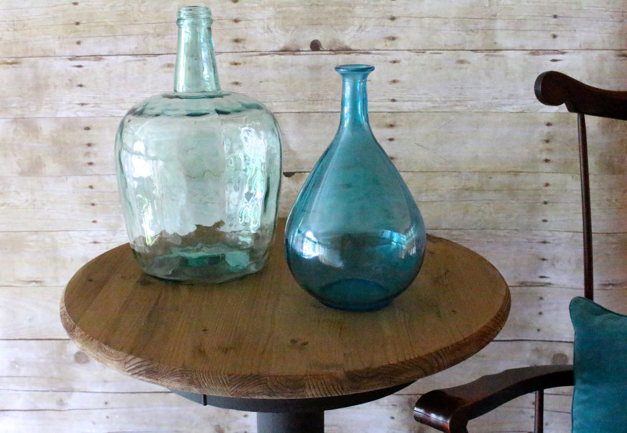 How to Make Weathered Wood Stain and a Table Makeover