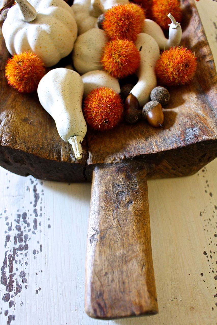 Fall Painted Neutral Pumpkins - 2 Bees in a Pod