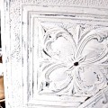 Antique ceiling tin artwork makeover