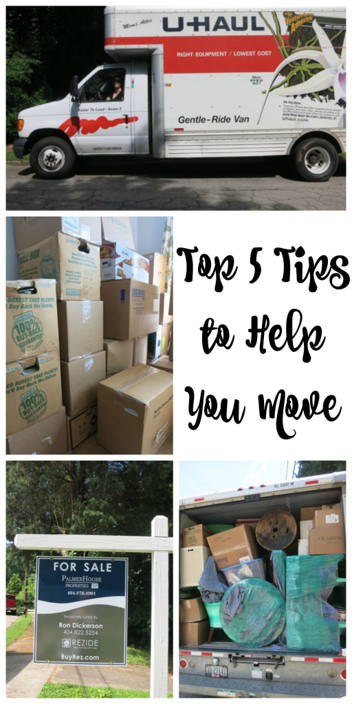 Top 5 Tips to Help you Move