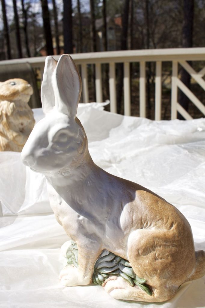 Chalk Painted Bunnies