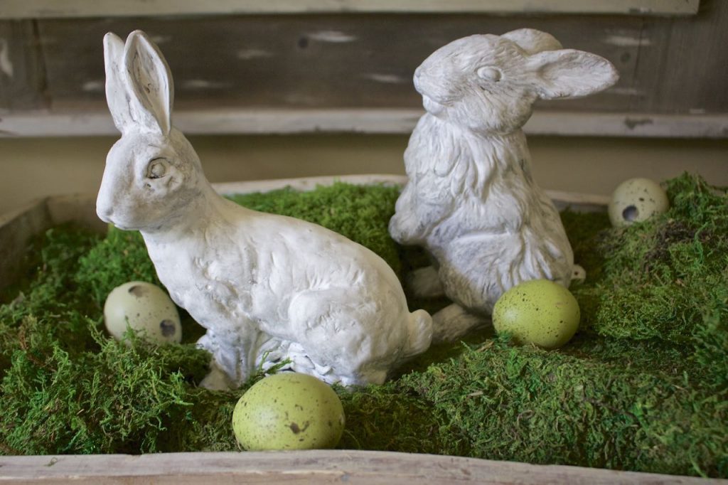 Chalk Painted Bunnies