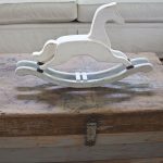 Rocking Horse Makeover.Thrift store rocking horse makeover with chalk paint.