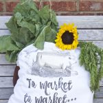 Drop Cloth Farmer's Market Tote Bag
