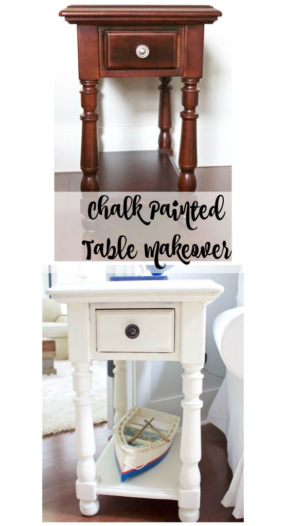 Chalk Paint Makeover For a Pair of Tables