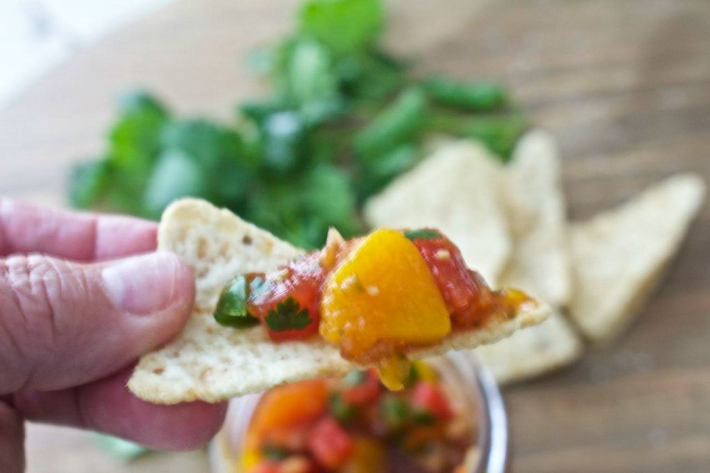 Fresh Peach Salsa