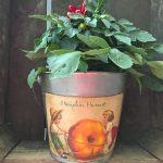 DIY Galvanized Bucket for Fall