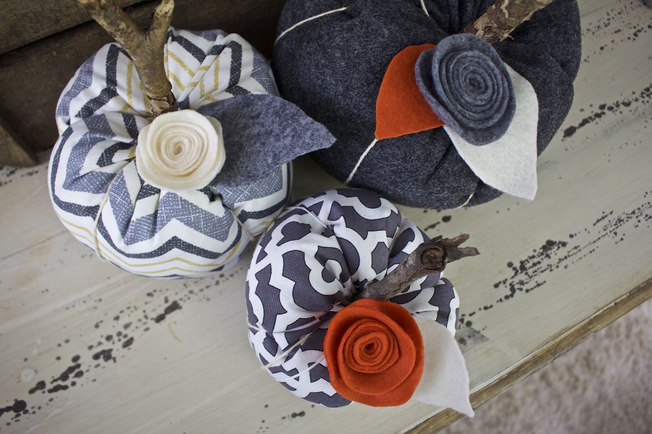 Fabric Pumpkins