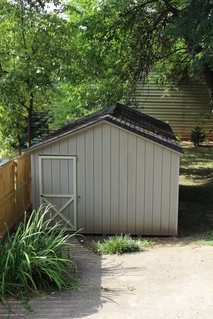 She Shed Before. One Room Challenge.