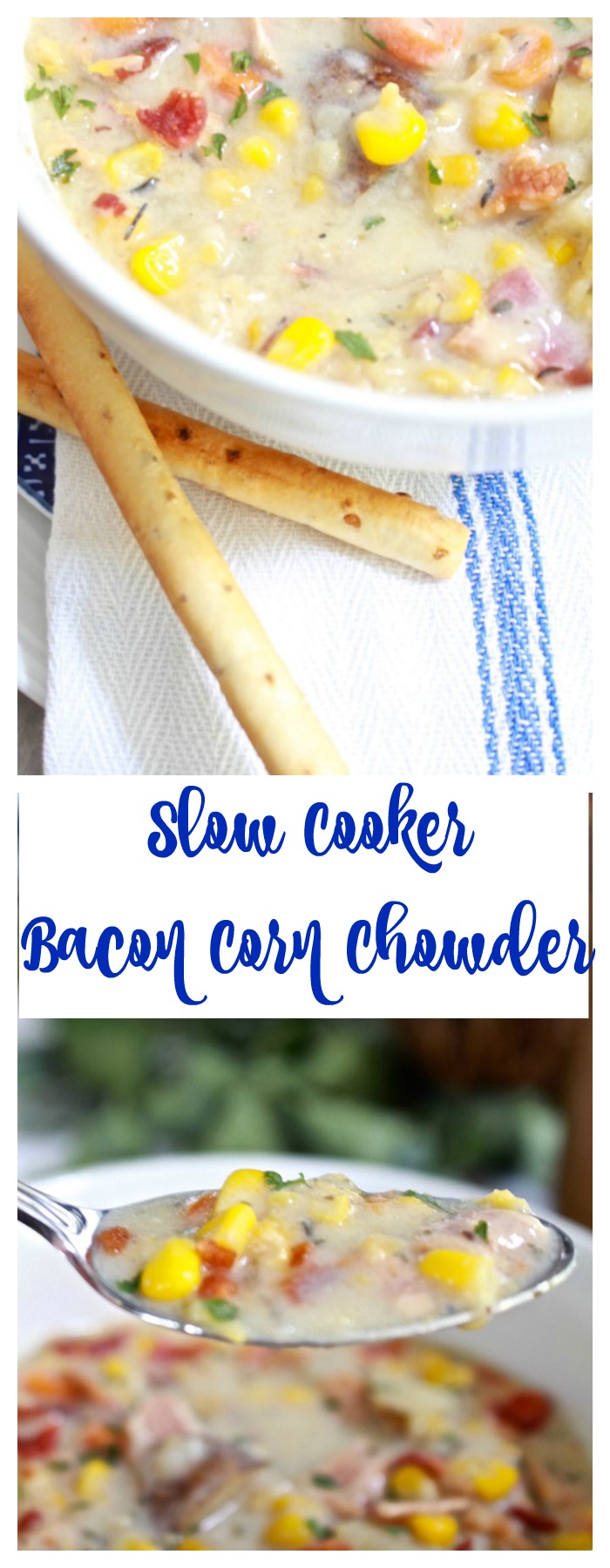 Slow Cooker Bacon Corn Chowder