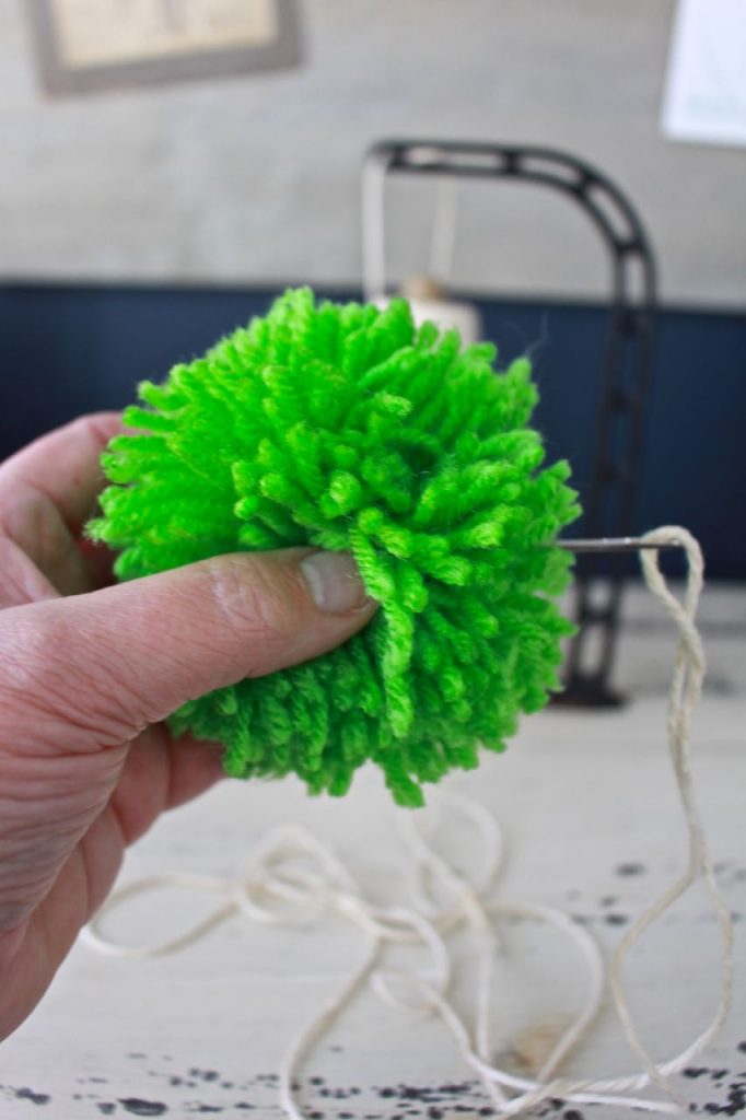 2 Bees in a Pod. How to Make a Pom Pom Garland.