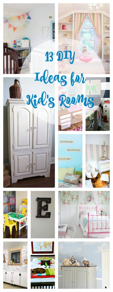 White Painted Armoire Makeover. 13 Ideas for Kid's Rooms