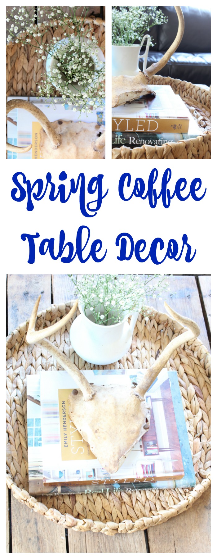 Spring Coffee Table Decor