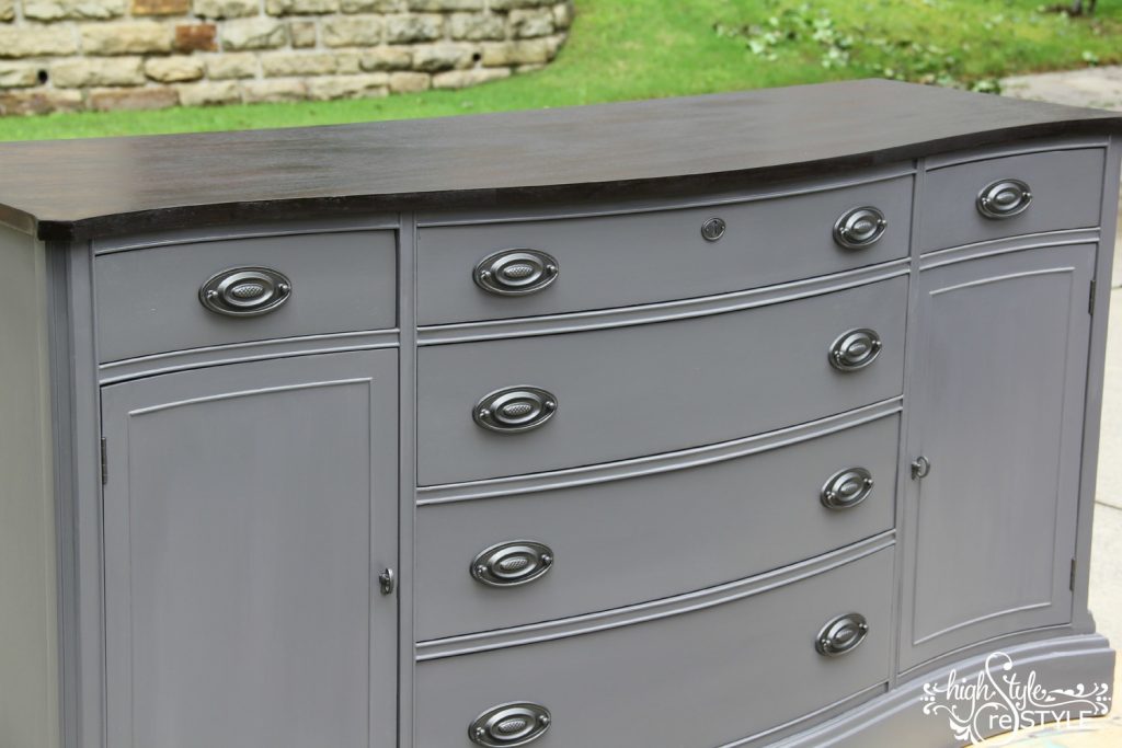 gray dresser