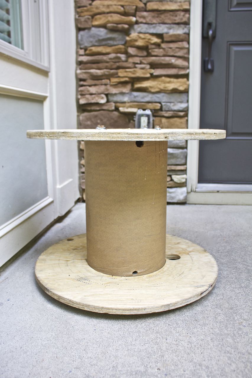 Wire Spool Table Plant Stand - Zero Dollar DIY Challenge - 2 Bees