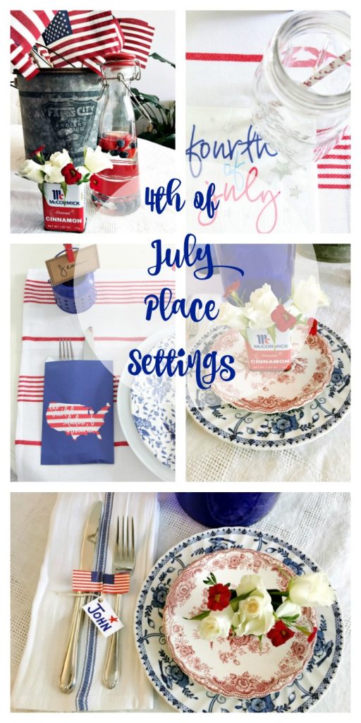 4th of July Place Settings