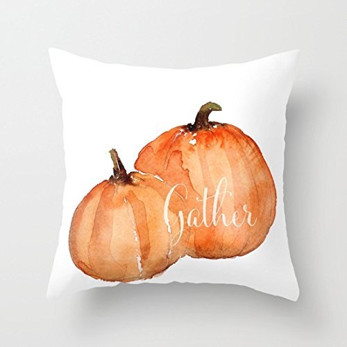 Pumpkin fall pillow over on a budget
