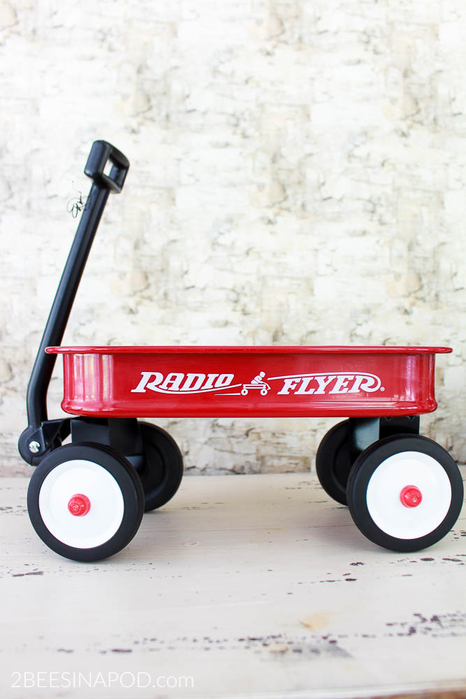 radio flyer wagon red paint