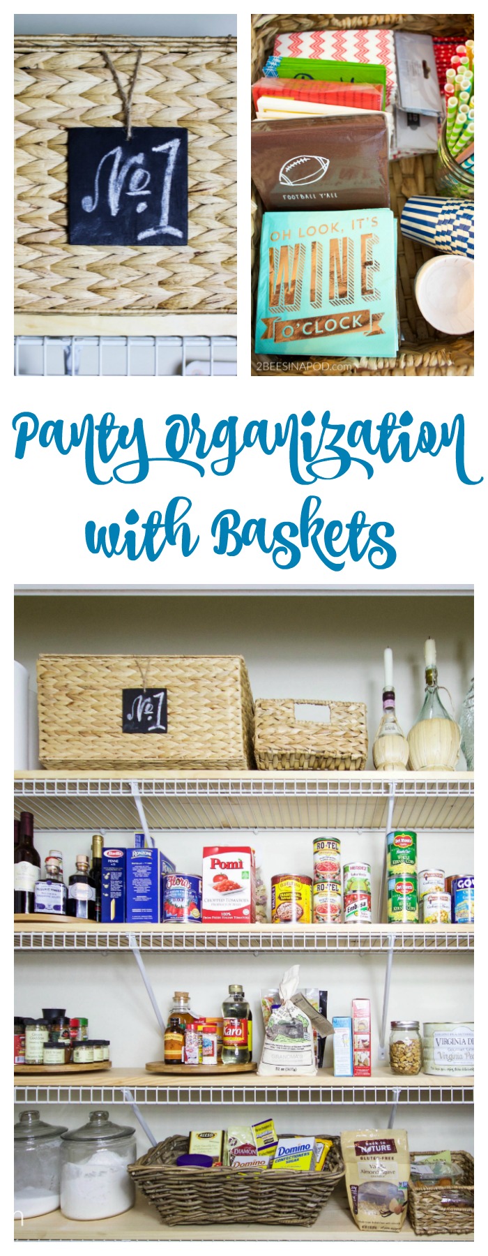 Pantry Organization With Baskets And Lazy Susan S Back To Basics