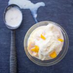 easy peach ice cream and it is delicious too.