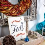 Fall Entryway Decor - Cottage Style