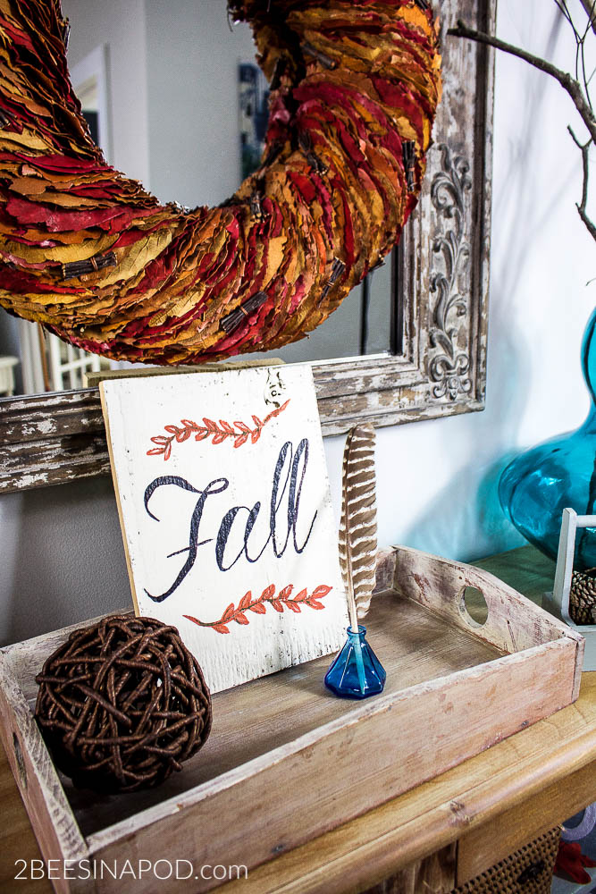 Fall Entryway Decor – Cottage Style