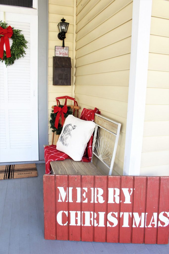 Christmas on the front porch