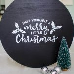 Painted Christmas Sign