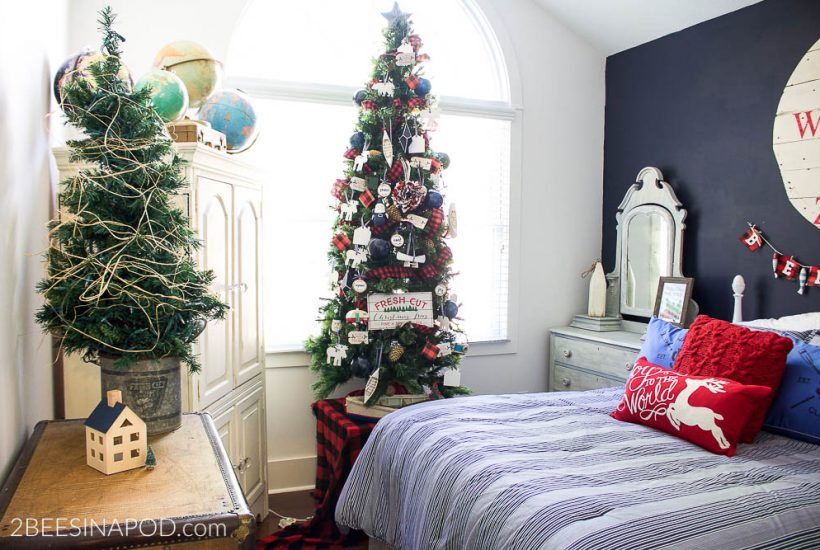 Guest Bedroom Christmas Decor - 2 Bees in a Pod