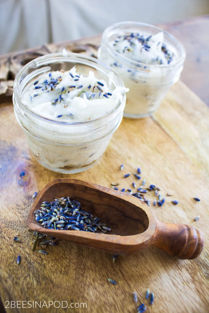 7 Easy Things to Make with Lavender - DIY lavender sugar scrub