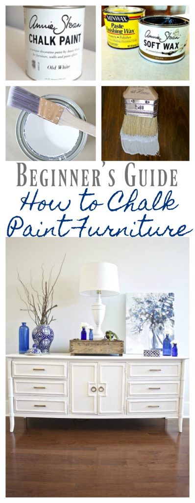 How to Chalk Paint Furniture - Our Best Tips. Best way to chalk paint furniture.